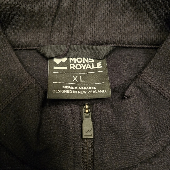 Mons Royale Approach Merino Fleece Mens Jacket - Picture 5 of 9